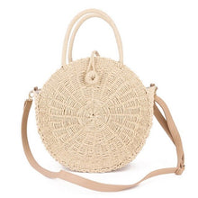 Load image into Gallery viewer, Round Inlaid Handbag (Black)