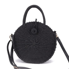 Load image into Gallery viewer, Round Inlaid Handbag (Black)