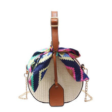 Load image into Gallery viewer, Straw Crossbody Bag